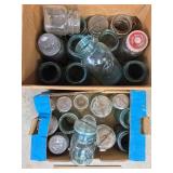 Vintage Canning Jars - Some Blue