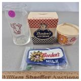 Bordens Milk & Ice Cream Advertising Lot