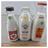 3ct Milk Bottles Maine Dayton, Augusta, S Paris