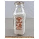 Cloverleaf Aluman Milk Bottle W Seneca NY