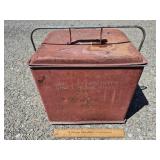Vintage Metal Cooler