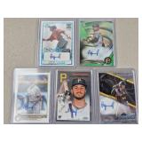 5ct Liover Peguero Signed Cards Pittsburgh