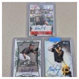 3ct Nick Gonzales Signed Cards Pittsburgh Pirates