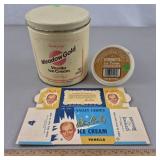 Ice Cream Advertising Lot Bing Crosby, Hersheys +