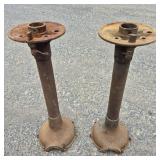 2ct Metal Stands 27" H