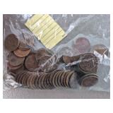 50ct Wheat Pennies All S Mint