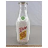 Mercers Jersey Milk Bottle Gouverneur NY