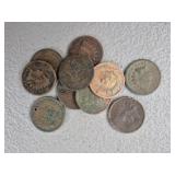 10ct Indian Head Pennies