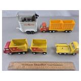 Vintage Tonka Toy Lot Trucks & Horse Trailer
