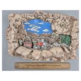 Vintage Ceramic Train Clock