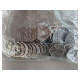 34ct 1943 Steel Pennies S Mint