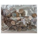 144ct Wheat Pennies Poor Condition