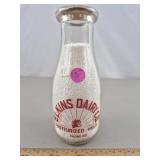 Elkins Dairy Milk Bottle WV
