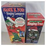 Animated Singing Christmas Tree & Lamppost