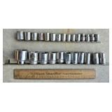 Assorted Sockets 3/8" & 1/2"