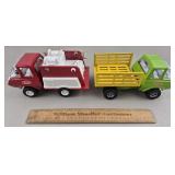 2ct Vintage Pressed Steel Tonka Trucks