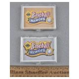 1990 & 1991 UD Baseball Heroes Card Sets