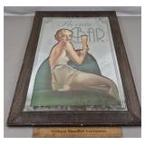 Vintage Private Bar Mirror 19 & 3/4 x 25 & 3/4"
