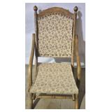 Vintage Folding Chair 29 & 1/2" H