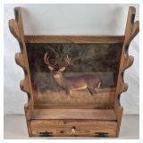 Whitetail Gun Rack w/ Locking Storage