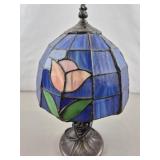 Stained Glass Lamp 13 & 1/2" H