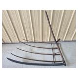 Antique Grain Cradle Scythe