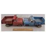 2ct Vintage Tonka Hydraulic Dump Truck Toys