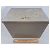 Lock Box w/ Key 9 & 1/2 x 14 & 1/4 x 12