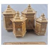 US Potters Canister Set - Some Chips