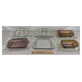 Glass Bakeware Pyrex, Fire King + Some Chips