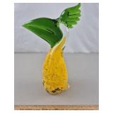 Art Glass Pelican 10 & 1/4" H