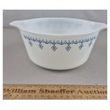 Vintage Pyrex Snowflake Garland Bowl