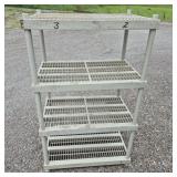 Plastic Shelf 24 x 36 x 59 & 1/2"
