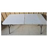 6ft Lifetime Plastic Folding Table