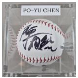 Po-Yu Chen Signed Baseball - No COA