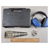 Walther .22 Case, 9mm Ammo, S&W Muffs