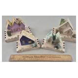 Vintage Christmas Putz Houses