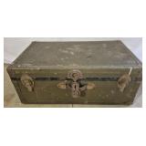 Vintage Military Trunk 31" L
