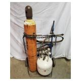 Propane Torch Set With Cart
