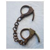 Early Tower Police Special Leg Iron Handcuffs