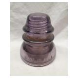 Purple Glass Insulator