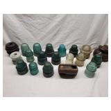 Glass Insulators 20ct 1 Lot