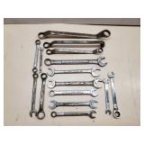 Craftsman Assorted Wrenches SAE 15 Pieces