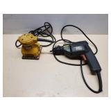 Electric Dewalt Palm Sander & B&D Drill
