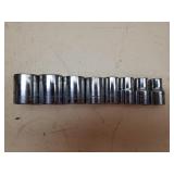 Craftsman 1/2" Sockets 8 Pcs 7/16 - 1 & 1/16" SAE