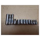 Craftsman 1/4" Sockets SAE & Metric 1 Lot