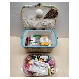 Sewing Basket w/ Contents