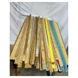 Vintage Yard Sticks 45ct 1 Lot