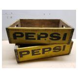 2 Vintage Pepsi Crates