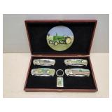 4 Piece John Deere Collector Knives